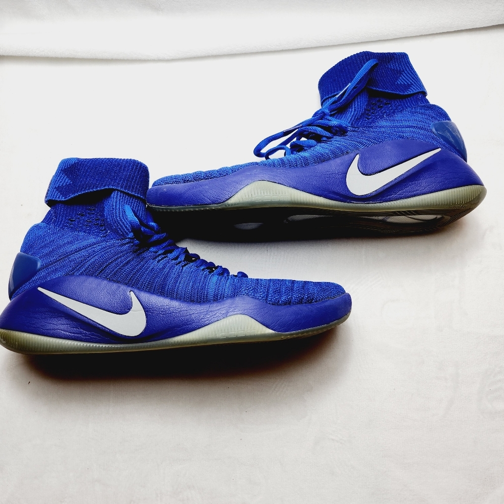 NIKE hyperdunk 2016 flyknit blue sneakers - Picture 3 of 7